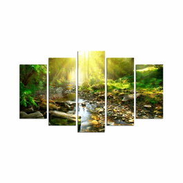 Wallity Pintura Decorativa MDF 5DMDF-29 Multicolor